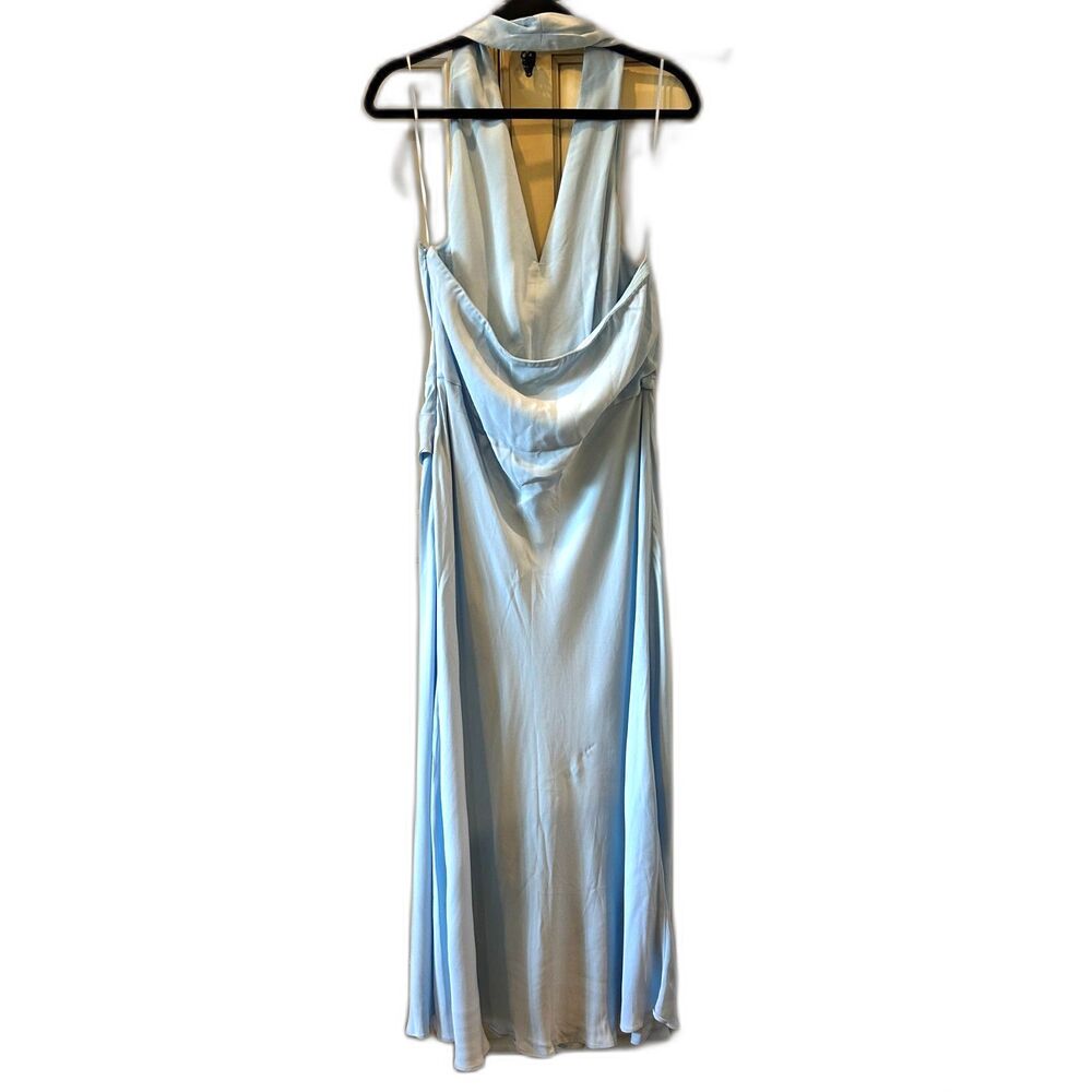 REISS Amber Drape Halter Dress - Size 14 - Runs Small - NWT - Picture 4 of 8